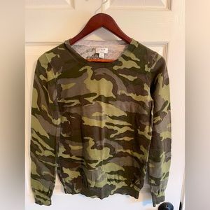 JCrew camo sweater